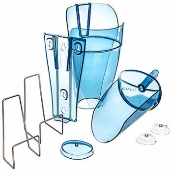 SAN JAMAR Ice Tote System Blue, 5WAX8