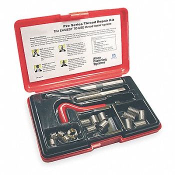 GRAINGER APPROVED Helical Thread Repair Assort 126 pcs, 5WU74