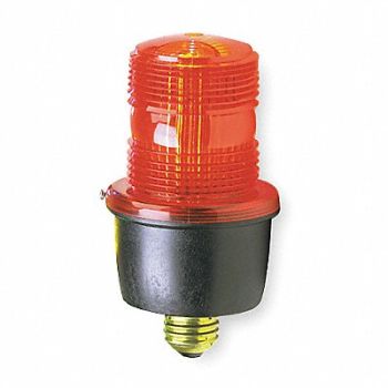FEDERAL SIGNAL Low Profile Warning Light Strobe Red, 5WF85