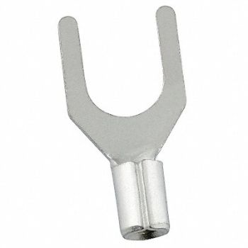 POWER FIRST Fork Terminal Tin Copper Bare PK100, 5WHF2