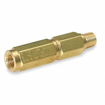 WEKSLER Snubber Pressure Piston 1/2 In Brass, 5WL37