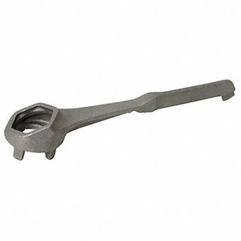 TOUGH GUY Drum Bung/Plug Wrench Alum 10 1/2 In L, 5WMN1