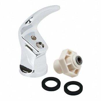 HALSEY TAYLOR Chrome Bubbler Kit Pipe 3/8 in Silver, 5WMU7