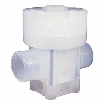 PARKER Diaphragm Valve 1/4 in FNPT 0.6Cv PFA, 5WRG5