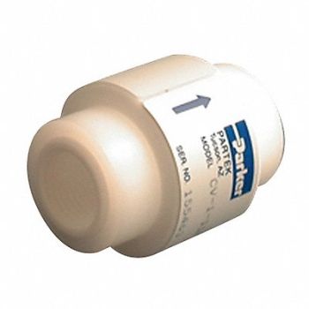 PARKER Inline Check Valve PTFE 1/2 FNPT, 5WRJ5