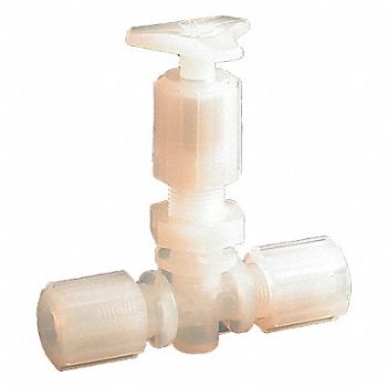 PARKER Needle Valve Straight 1/2 In Compression, 5WRL2