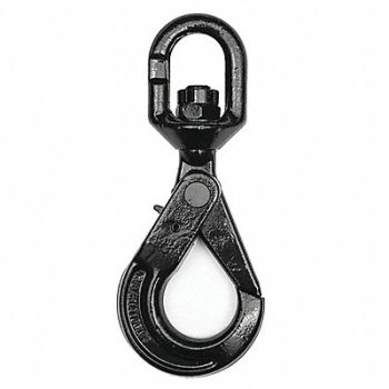DAYTON Slip Hook Steel G80 Swivel 7100 lb., 5WRT5