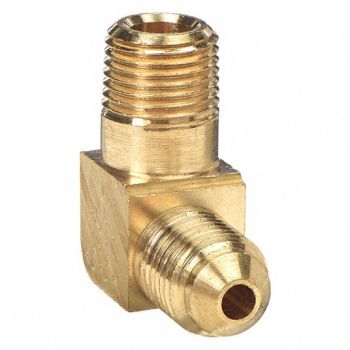 PARKER Male Elbow 90 Deg Brass Flare PK10, 5WRX2