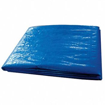 GRAINGER APPROVED Tarp Flame Resistant Polyeth 10x12Ft, 5WTL9