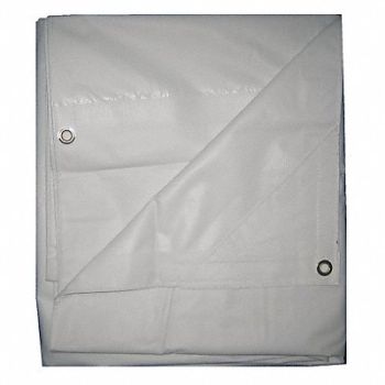 GRAINGER APPROVED Tarp Fire Retartdant Vinyl 20x30Ft, 5WTX0