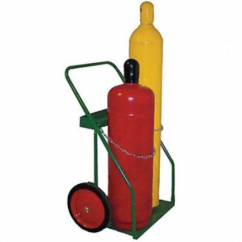 SAFTCART Cylinder HandTruck 400lb 44 x30 x12-1/2, 5WXD9