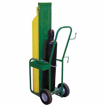 SAFTCART Cylinder Hand Truck 400lb 62 x18 x8-1/2, 5WXF1