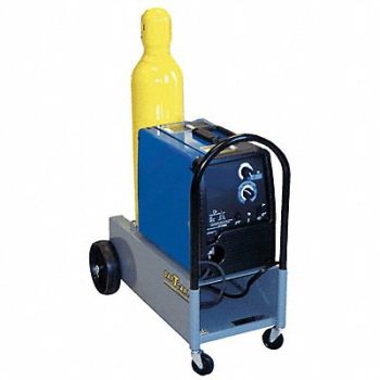 SAFTCART Running Gear with Cylinder Rack 2 Shelf, 5WXN0