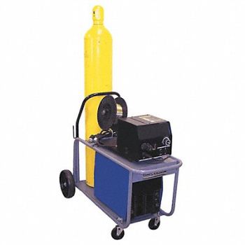 SAFTCART Running Gear with Cylinder Rack 1 Shelf, 5WXN2