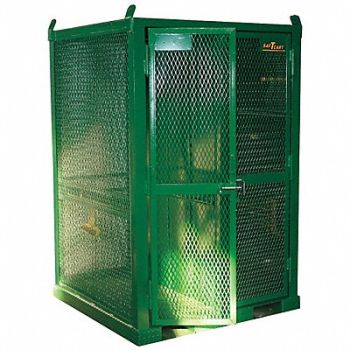 SAFTCART Gas Cylinder Cabinet 50X50 Capacity 16, 515Y03