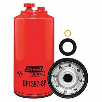 BALDWIN FILTERS Fuel Filter 9-11/32 x 4 1/4 x 9-11/32 In, 5WXV9