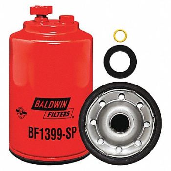 BALDWIN FILTERS Fuel Filter 7-5/8 x 4 1/4 x 7-5/8 In, 5WXW0