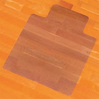 ABILITY ONE Chair Mat Lip Hard Surfaces 45 x 53 In, 5WYC6