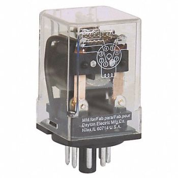 DAYTON H7954 Gen Purpose Relay 8 Pin Octal 120VAC, 5X827