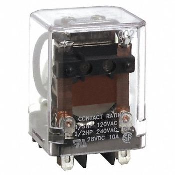 DAYTON H7996 Gen Purpose Relay 8 Pin Square 24VAC, 5X837