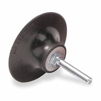 MERIT Quick Change Flap Disc Backup Pd 3in Dia, 5XB77