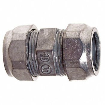 GRAINGER APPROVED Coupling Compression Steel 1 1/4 In, 3LT98