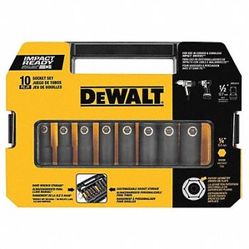 DEWALT Impct Skt St Steel Blk Oxd 7/16- 7/8 in, 5XFA3
