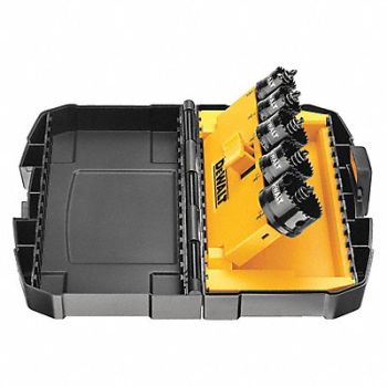 DEWALT Hole Saw Kit Saw Range 3/4 to 1-3/8, 5XFA4