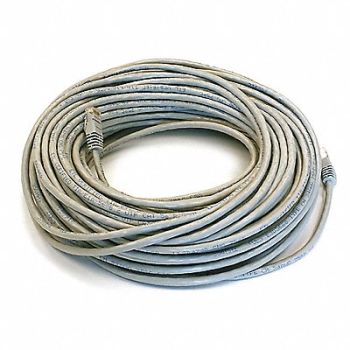 MONOPRICE Patch Cord Cat 6 Booted Gray 100 ft., 5XFL2