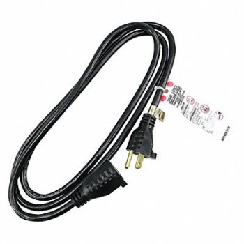 GRAINGER APPROVED Extension Cord 6ft 16Ga 13A SJT Blk, 5XFP9
