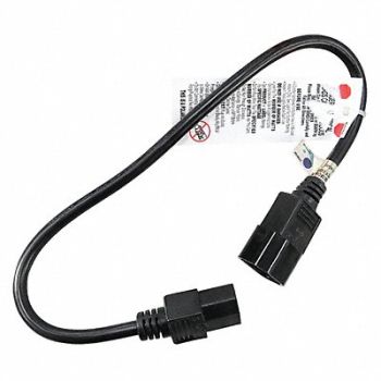 GRAINGER APPROVED Power Cord IEC C14 SJT 1.5 ft 10A 18/3, 5XFR9