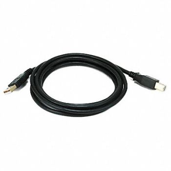 MONOPRICE USB 2.0 Cable 6 ft.L Black, 5XFV4