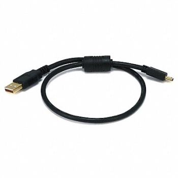 MONOPRICE USB 2.0 Cable 1.5 ft.L Black, 5XFW3