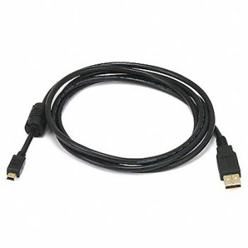 MONOPRICE USB 2.0 Cable 3 ft.L Black, 5XFW5
