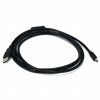 MONOPRICE USB 2.0 Cable 6 ft.L Black, 5XFW7