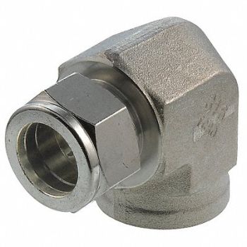 PARKER Elbow 90 SS A-LOKxF 3/4Inx1/2In, 5XPF7