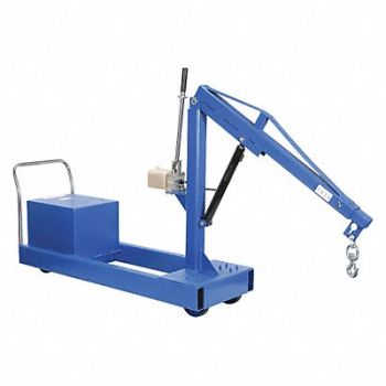 VESTIL Mobile Floor Crane Counter Balance 500Lb, 5XPG3