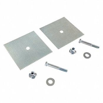 GRAINGER APPROVED Parking Curb Glue Down Kit F/48 In Stops, 5XPR2