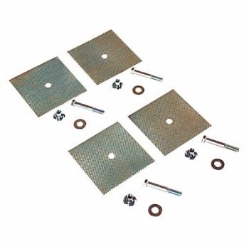 GRAINGER APPROVED Parking Curb Glue Down Kit F/96 In Stops, 5XPR4
