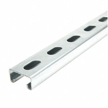 GRAINGER APPROVED Strut Channel Steel Overall L 5ft, 5YB91