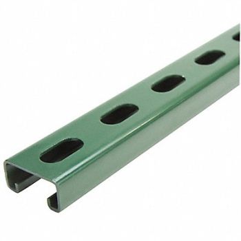 GRAINGER APPROVED Strut Channel Steel Overall L 5ft, 5YB92