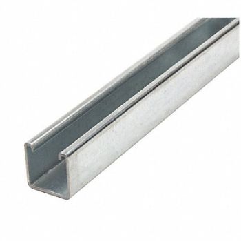 GRAINGER APPROVED Strut Channel Steel Overall L 5ft, 5YB86