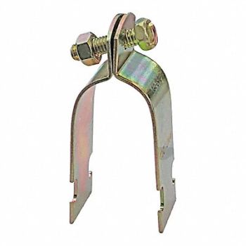 GRAINGER APPROVED Conduit Strap Clamp Steel PK10, 5YB98