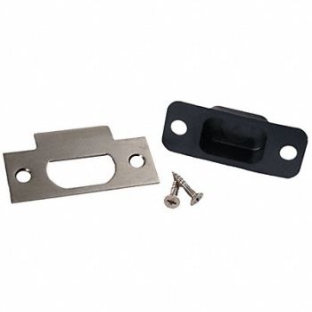 SCHLAGE T-Strike Square Corner Satin Chrome, 5YFF4