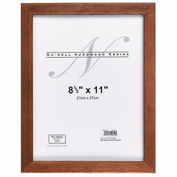 NUDELL Hardwood Frame 8.5x11 Walnut Finish, 5YGE5