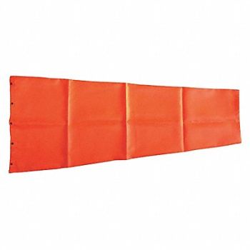 GRAINGER APPROVED Replacement Windsock Orange, 5YGF2