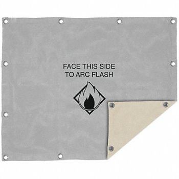 SALISBURY Arc Blanket 40kA 4 x 5 ft Gray/Khaki, 5YGL1