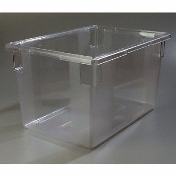 CARLISLE Food Storage Box 26x18x15 Clear PK3, 5YGP2