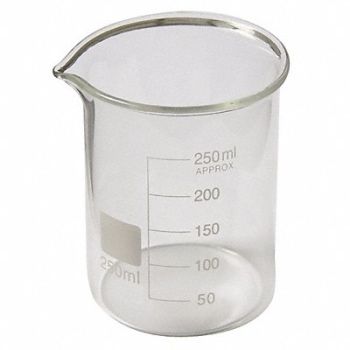 LAB SAFETY SUPPLY Beaker Tall Form 2000mL Non-Sterile PK4, 5YHA9