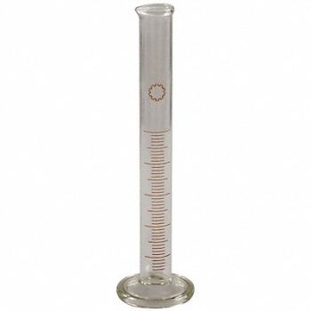 LAB SAFETY SUPPLY Graduated Cylinder 2000mL Glass, 5YHY5
